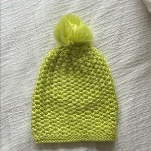 Yellow Knitted Beanie